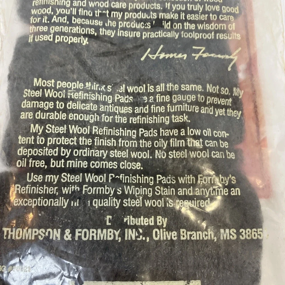 Formbys Premium Quality Steel Wool‎ Replenishing Pads 3 Pad Pack